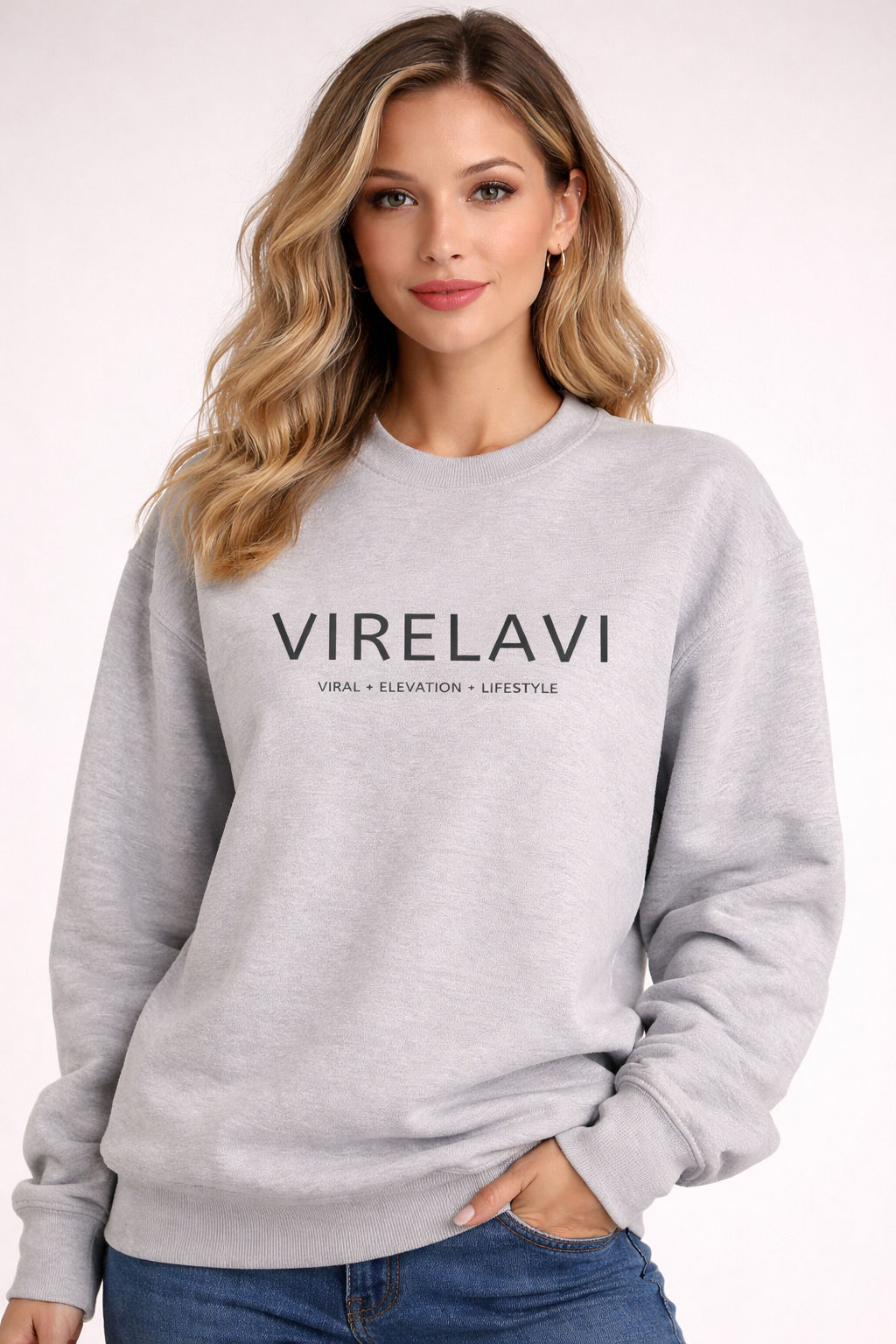 Virelavi Grijze bloes